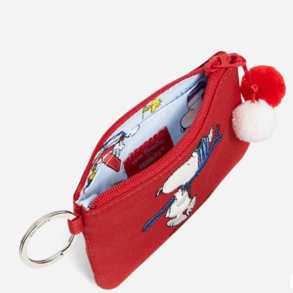 🆕 Vera Bradley Peanuts Zip ID Lanyard in Snoopy Ski - Picture 4 of 8